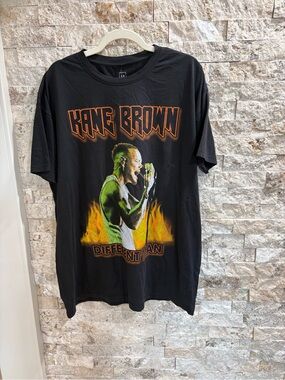 Men’s Black Graphic Tee - Kane Brown XL